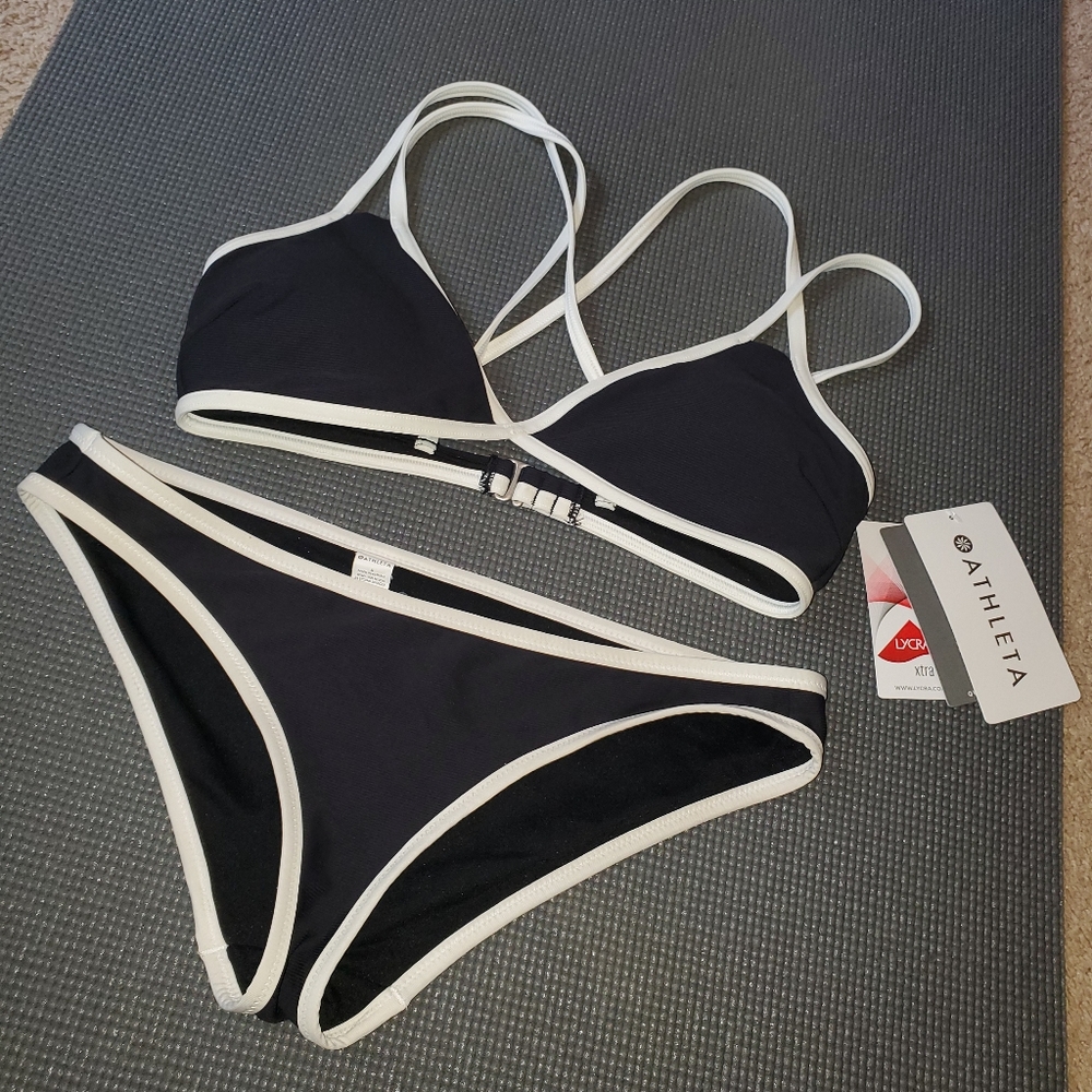 Athleta 2 piece swim suit
